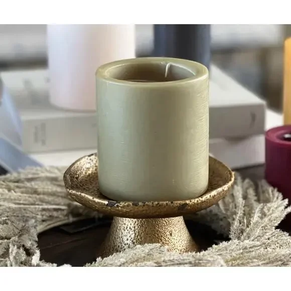 Spiral Light Candle FOREST WHISPER 4 X 6 Round 40hr Burn -Brand New Large - Picture 1 of 7